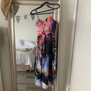 Anthropologie Corey Lynn Carter Floral Midi Dress